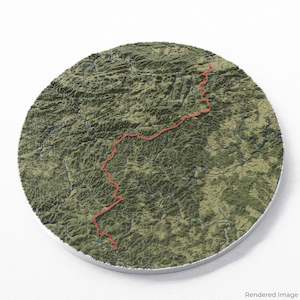 All: Rothaarsteig 3D Map
