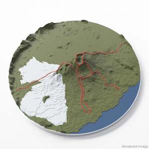 All: Mount Batur 3D Map