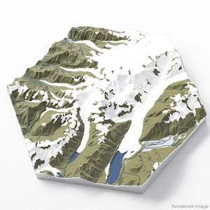 New Zealand: Aoraki / Mount Cook 3D Map