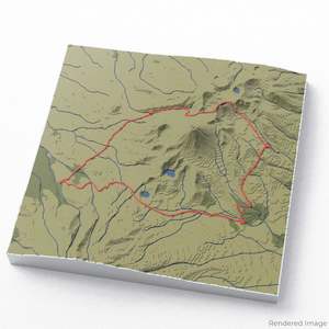 New Zealand: Tongariro Northern Circuit 3D Map