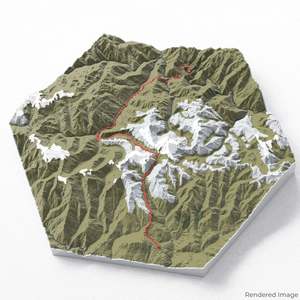 All: Salkantay Trek 3D Map