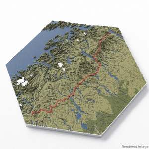 All: Kungsleden 3D Map