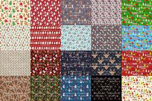 Woven: Mask Panel Set 5 Christmas- Woven