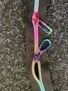 Rainbow Zipper pull #5