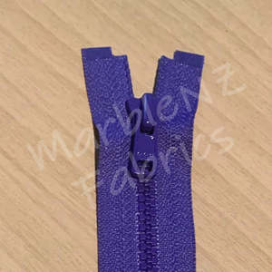 Zips: Size 3 - Purple (Moulded Plastic) Open ended Zipper