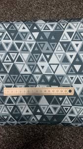 Bamboo French Terry: Triangle - Denim - Standard - Bamboo French Terry