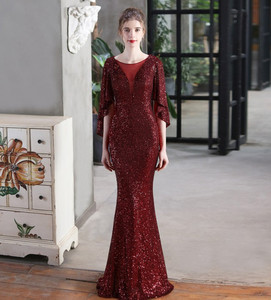 Products: Maggie Sequin Plunge Neck Dress margaretwraybridal