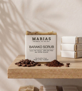 Soaps: Barako Scrub | Grass-fed Tallow, Coffee & Goat Milk Exfoliating Soap