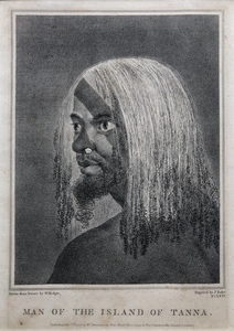 Products: James Basire I (1730-1802) possibly with William Blake (1757-1827) after William Hodges (1744-1797)Man of the Island of Tanna1777 – Mariette Prints