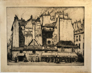 Products: Ian StrangPlace St André des Arts, Paris1911 – Mariette Prints