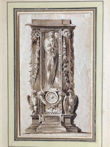 Products: unidentified (French, XVIIIth-century?)Study for an architectural sculptureFrench, XVIIIth-century (?) – Mariette Prints