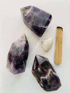 Amethyst, Purple Chevron. - Marigold and Amber