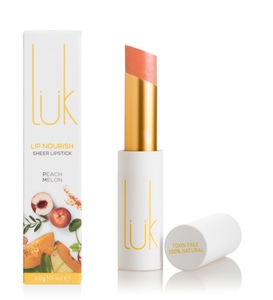 Products: Luk Peach Melon Sheer Lipstick - Marigold and Amber