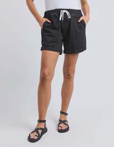 Elm Emma Relaxed Short - Black