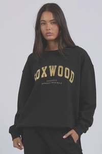 Foxwood: Foxwood Interval Crew - Black with Gold