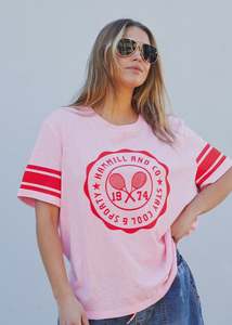 Hammill & Co Tennis Tee - Pink
