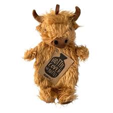 Gifts Homeware: Moana Road Hot Water Bottle & Cover - Hamish the Highland Cow