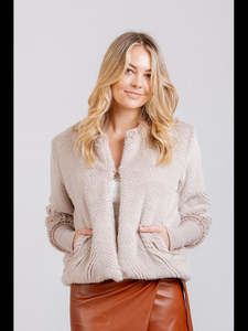 Jackets Jumpers Coats Vests: Mi Moso Maria Jacket - Oat