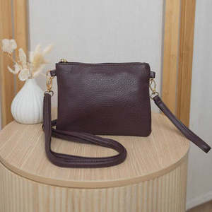 Bags Wallets: Moana Rd Viaduct Clutch - Wine