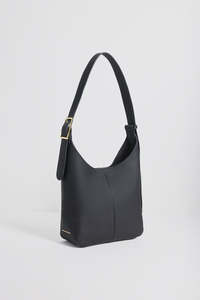 Bags Wallets: Among the Brave Soho Leather Bucket Bag - Black