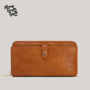 Moana Road Fitzroy Wallet Miriama Grace-Smith - Tan