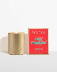 Ecoya: Ecoya Mini Goldie Candle Holiday Collection - Chilli Strawberry