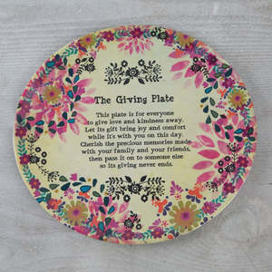 Artisanal Natural Life: Artisanal Melamine Giving Plate