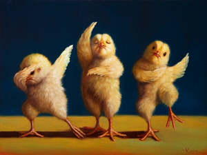 Image Vault Black Box Frame - Dancer Chicks