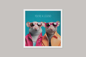 Image Gallery Coola Coola Card - Rodents You're a Legend