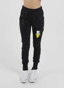 Federation Escape Trackies - Black Banana Cat