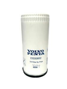 Oil Filter, by-pass D4/D6 Marine Power Systems