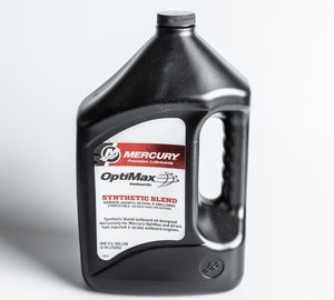 Products: Mercury Synthetic Blend OptiMax oil for 2-strokes