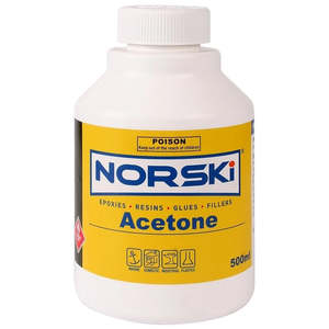 Paint Adhesives Sealants: Norski Acetone 500ml