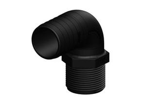 Plumbing: TruDesign Elbow Male Thread with Hose Tail