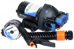 Plumbing: Jabsco Hotshot Washdown Kit 12V 11LPM 50PSI