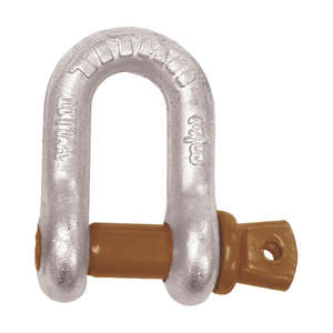Shackles Caribenrs Clips: Titan Galvanised D Shackle