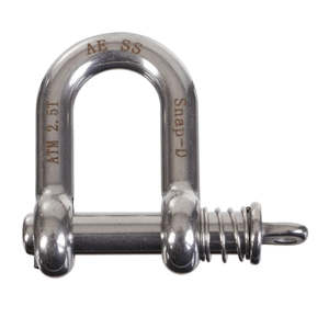 Shackles Caribenrs Clips: Snap-D D Shackle 12mm