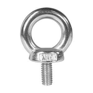 Shackles Caribenrs Clips: Eye Bolt with Collar Stainless Steel