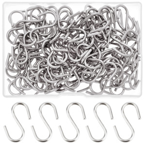 Shackles Caribenrs Clips: Mini S Hook - Stainless Steel
