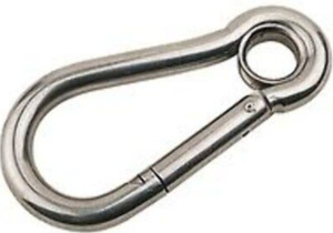 Shackles Caribenrs Clips: BLA S/S Ferrule Eye Snap Hook