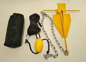Small 2.4kg Danforth Anchor Kit
