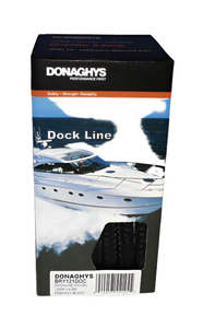 Donaghys Dock Line 10mm x 4.6M Pre-pack Black