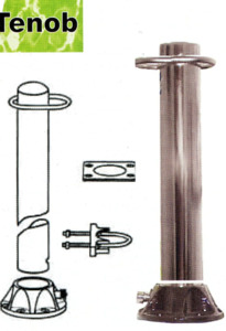 Stainless Steel Water Ski Pole 1.2m - Complete Kit