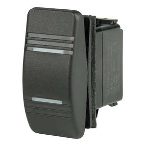 Navigation Interior: BEP SPDT Contura Switch - 2-Amber LEDs - ON/OFF/ON