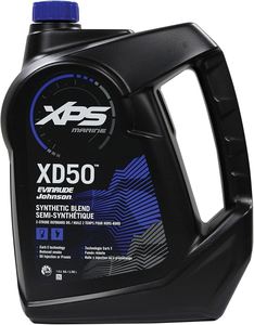 Oil Lube Grease: XPS Johnson & Evinrude XD50 Semi-Synthetic 2-Stroke Outboard Engine Oil 3.78L