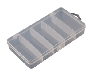Tackle Box Empty 17 x 9cms Transparent Tray