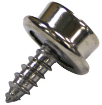 Cover Dodger Bimini Fittings Accessories: Self Tapping Screw Stud Brass/Nickel w/ Stainless Steel