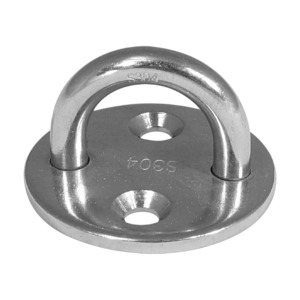 BLA Round Stainless Steel Pad Eye G304 6mm X 40mm