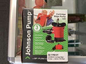 Maintenance Pumps Parts: Johnson Cartridge Bilge Pumps L series 750 bilge