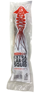 Salt Ice Bait: Bait - Red Bolt Extra Large Squid